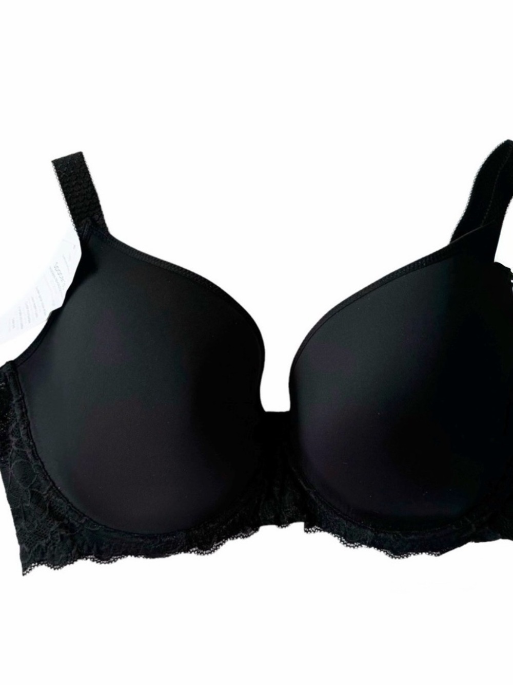 Simone Perele Caresse 3D Plunge T-Shirt Bra in Black Sz 32H - Picture 6 of 15